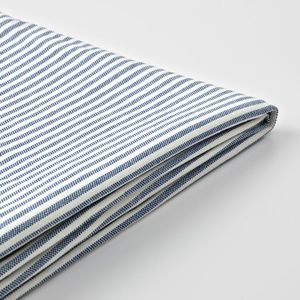 IKEA Bergmund Bar Stool Slip Cover Set of 3 Blue White Stripe  NWT